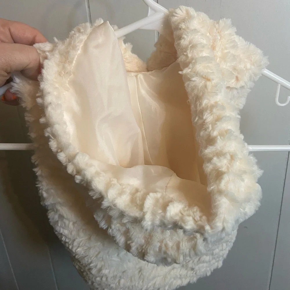 Wonder Nation 24 months 2T baby toddler faux Fur hooded lined vest - Picture 7 of 9